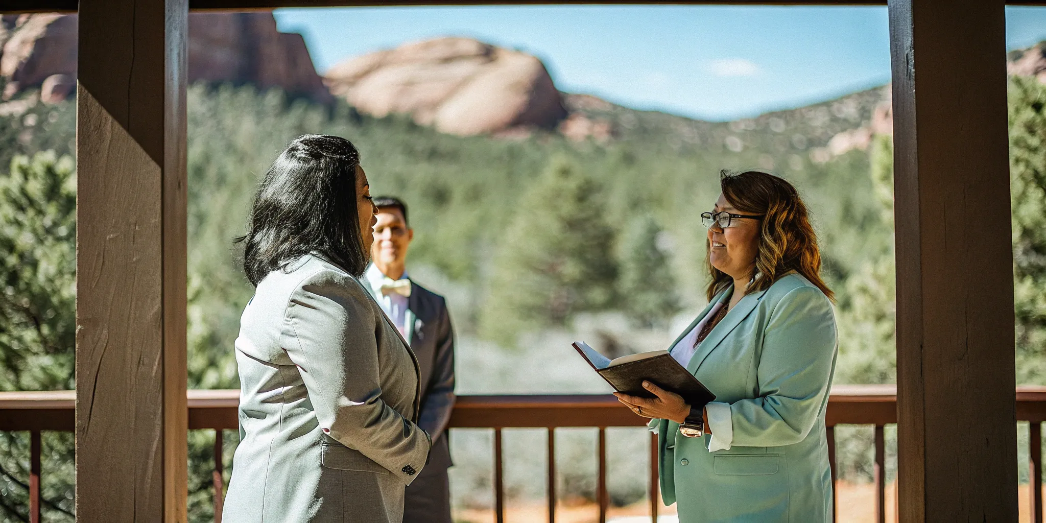 Wedding officiant training in Colorado for leading beautiful mountain ceremonies.