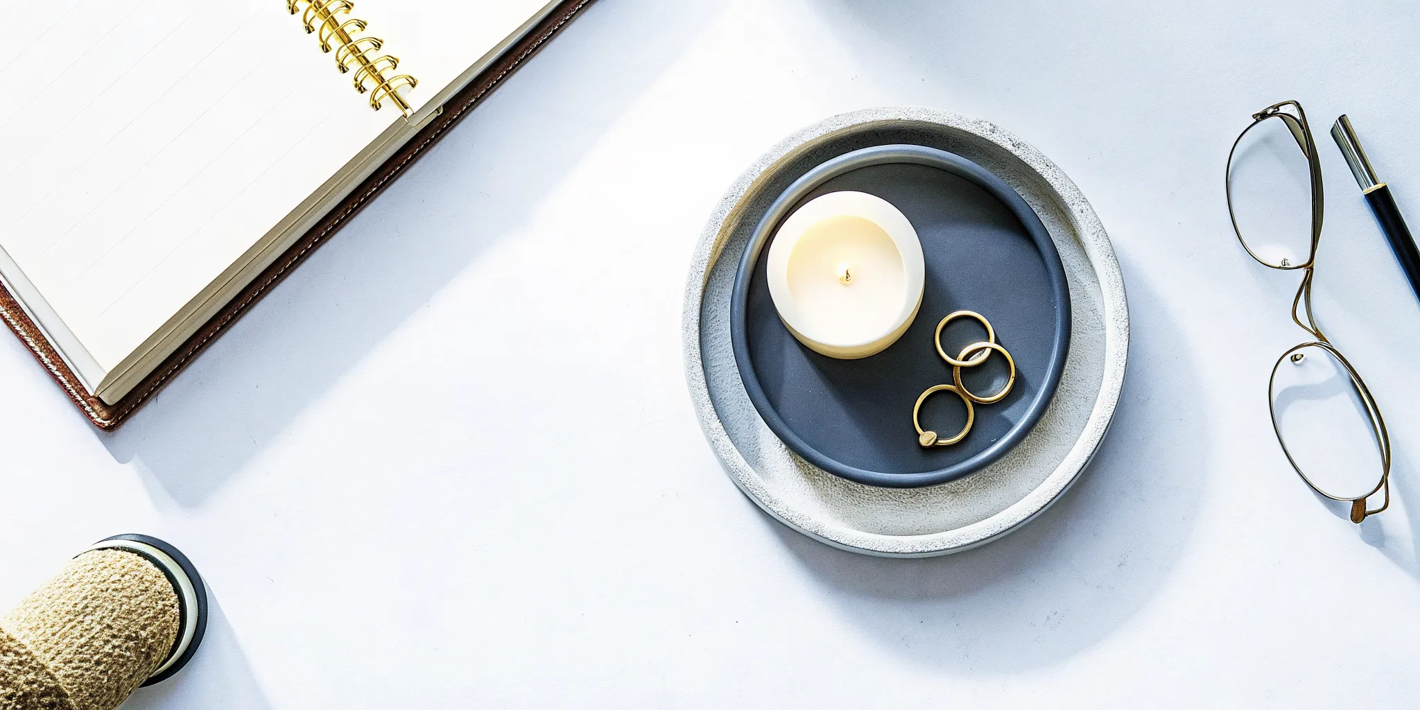 Ordained minister's desk for planning income streams from wedding services.