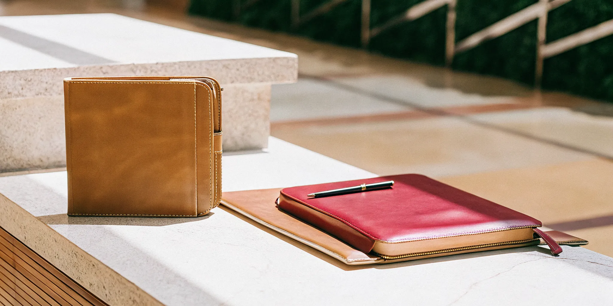 Official documents on a desk comparing a licensed vs ordained minister.