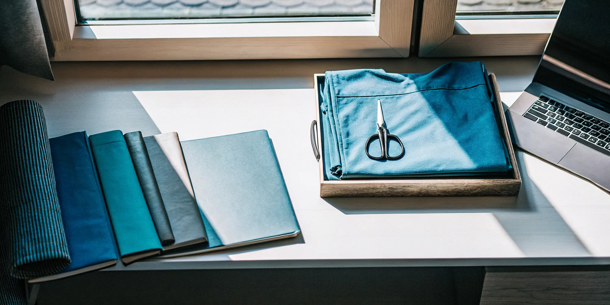 How to file paperwork using an organized system of folders and a laptop.