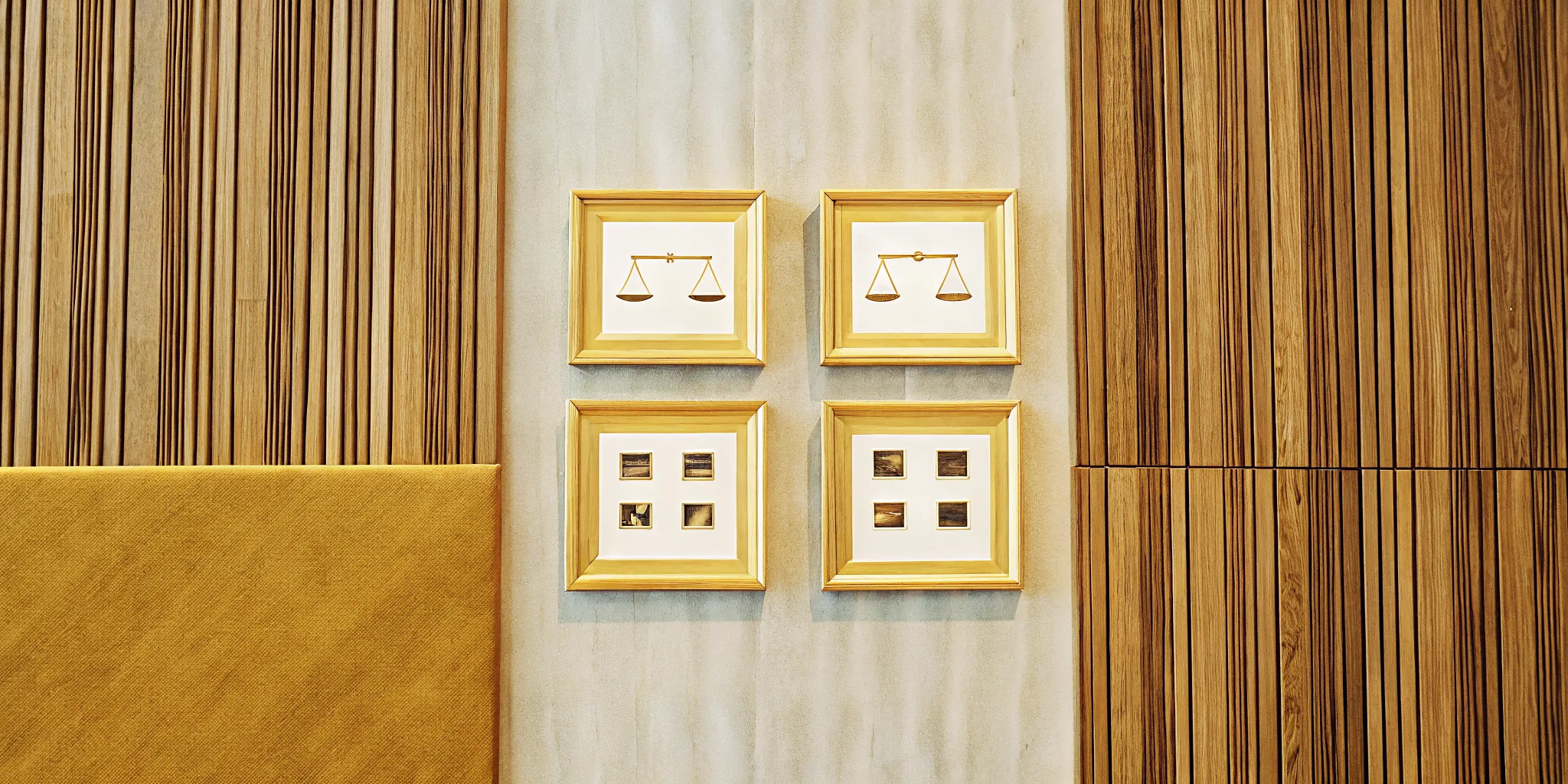 Scales of justice weighing the legal problems of the Universal Life Church.