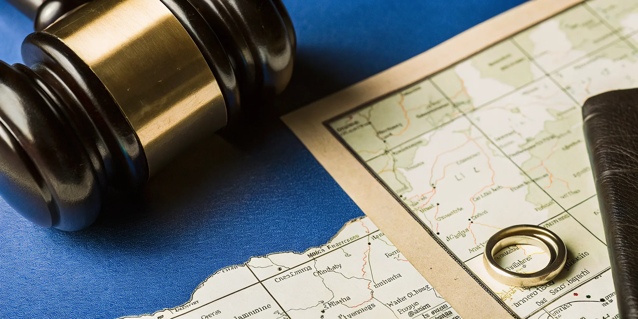 USA map with ordination certificate symbolizing legal authority to officiate weddings across all 50 states