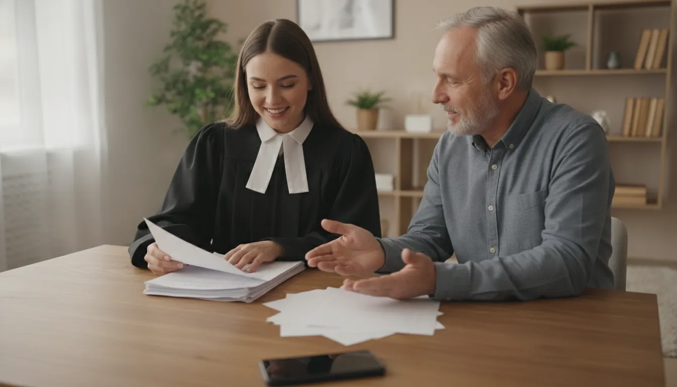 Newly ordained minister reviewing location requirements with a mentor