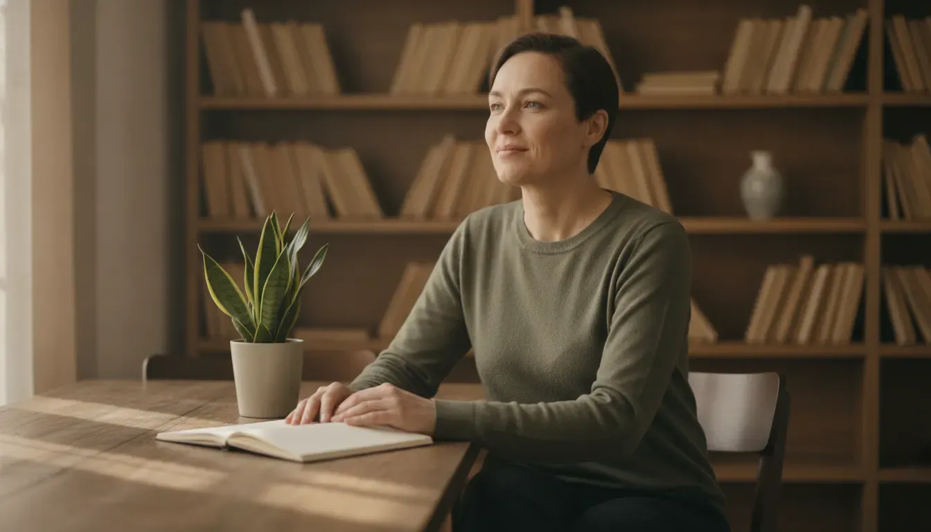 Person preparing for ordained ministry in a welcoming study space