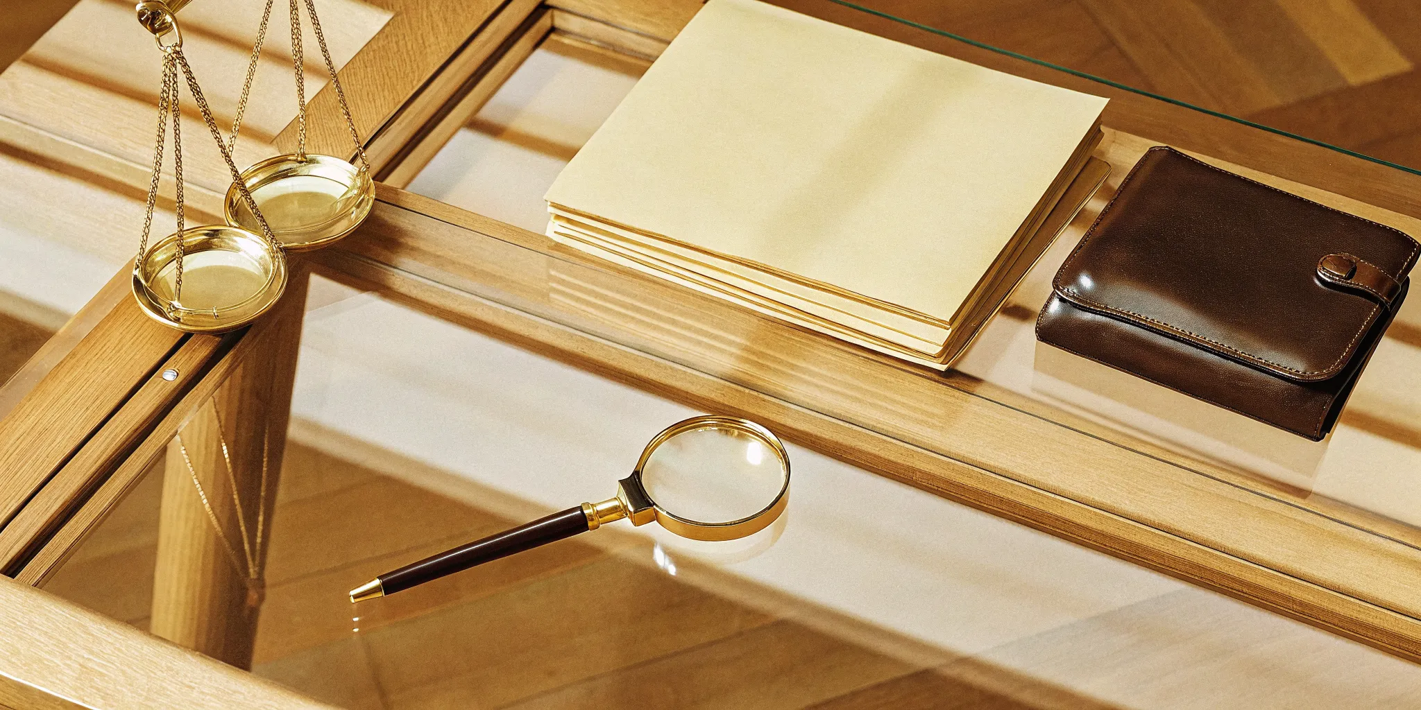 Scales of justice and legal papers weigh the financial and legal scandal of the Universal Life Church.