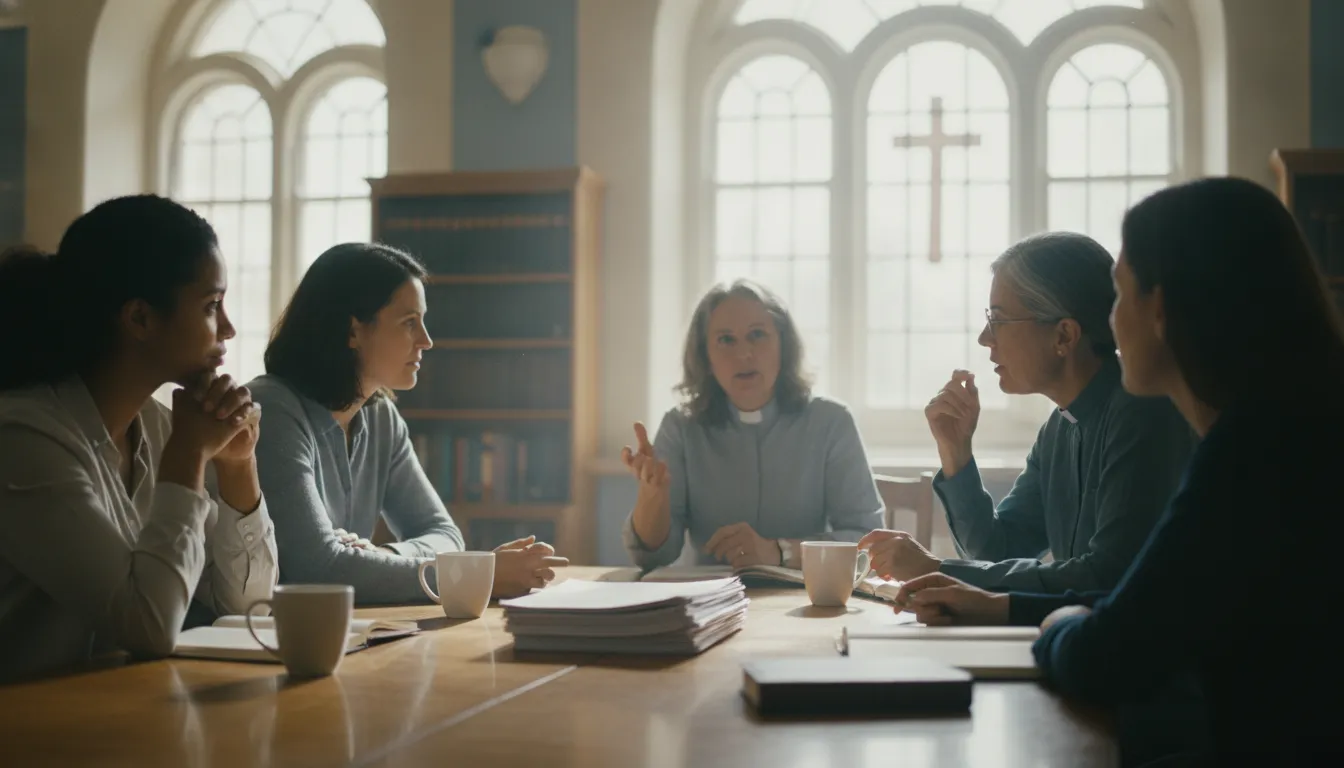 Anglican ministry candidates participating in discernment and formation
