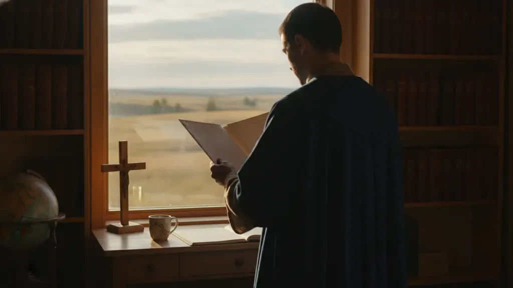 Aspiring ordained minister preparing for service in South Dakota