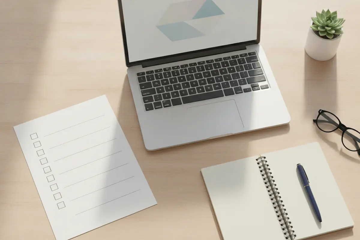 Checklist for comparing ordination, learning, documents, and local requirements