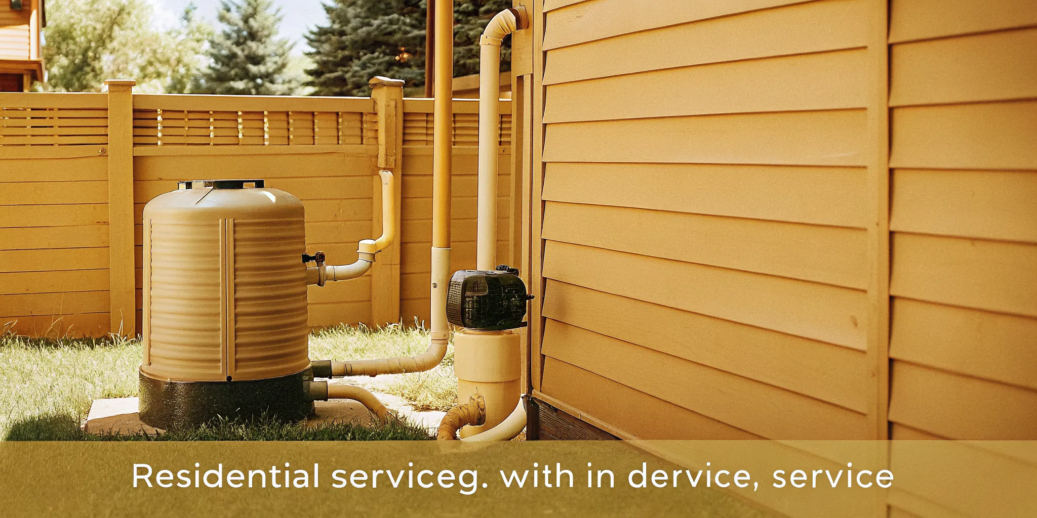 Residential swimming pool pump and filter equipment in a Denver Colorado backyard