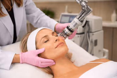 CO2 laser skin resurfacing treatment improving skin texture at medspa in Colorado