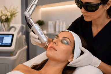 Laser skin resurfacing treatment for aging and sun damaged skin in Denver Colorado
