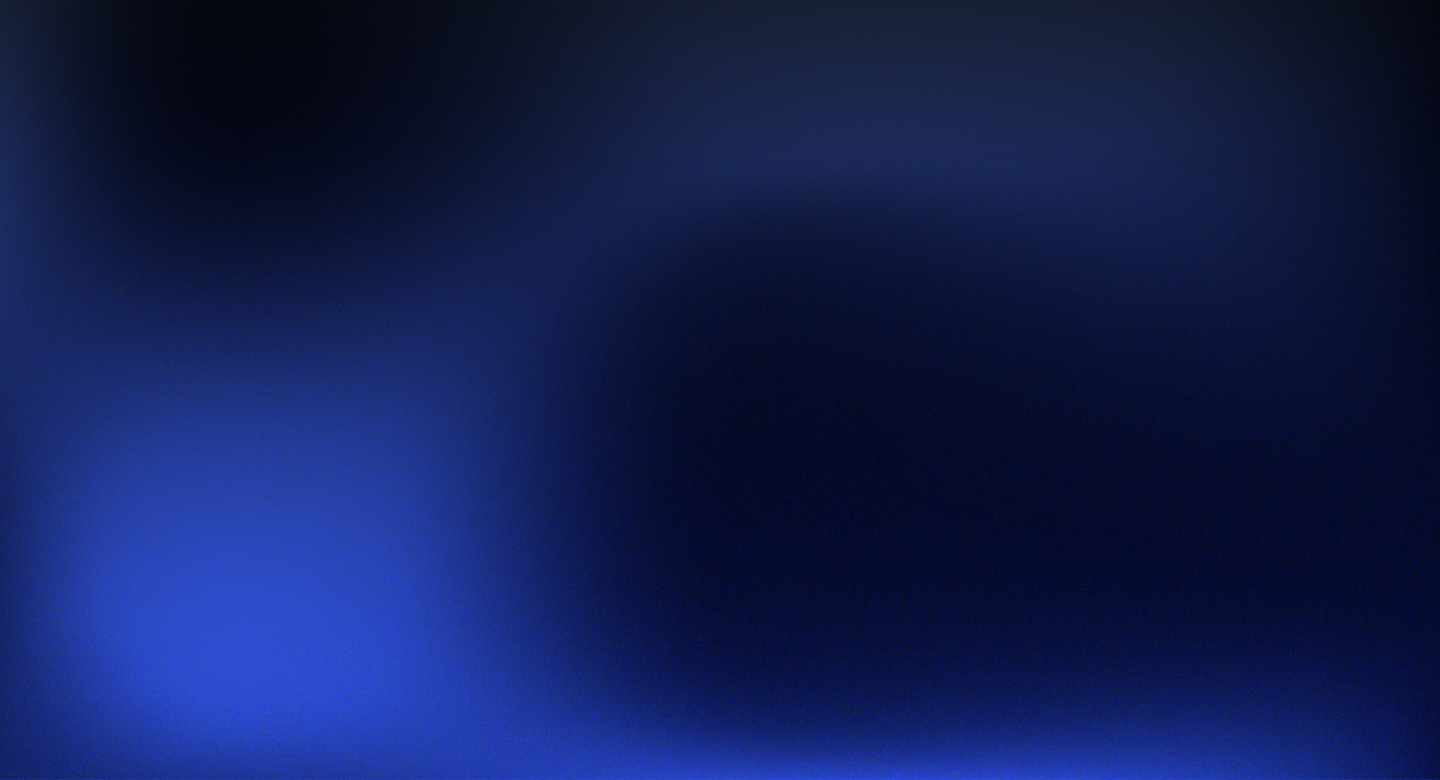 Abstract gradient background with dark blue and purple hues fading into lighter blue areas.