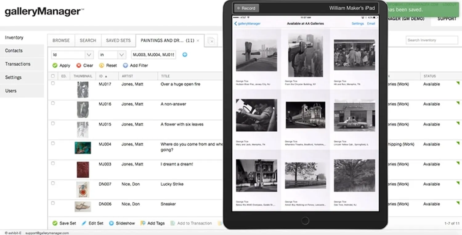 Syncing the iPad and iPhone App