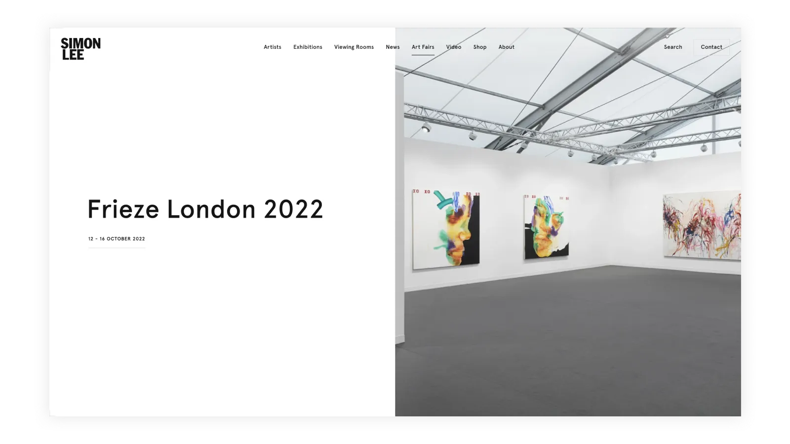 Simon Lee Gallery (Frieze London)