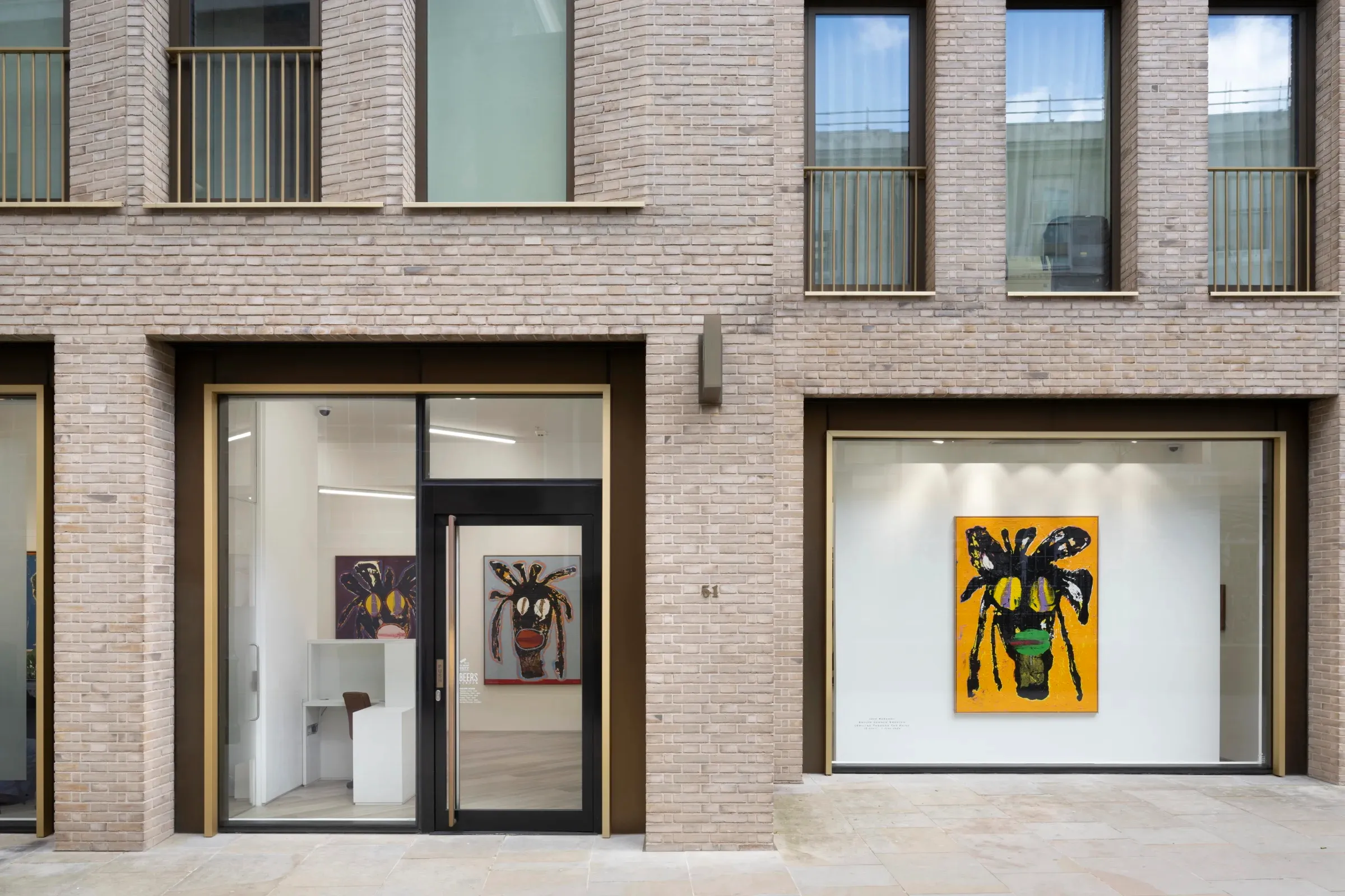 Exterior Gallery Imagery / Jack Kabangu Exhibition (Photo credit Damian Griffiths)