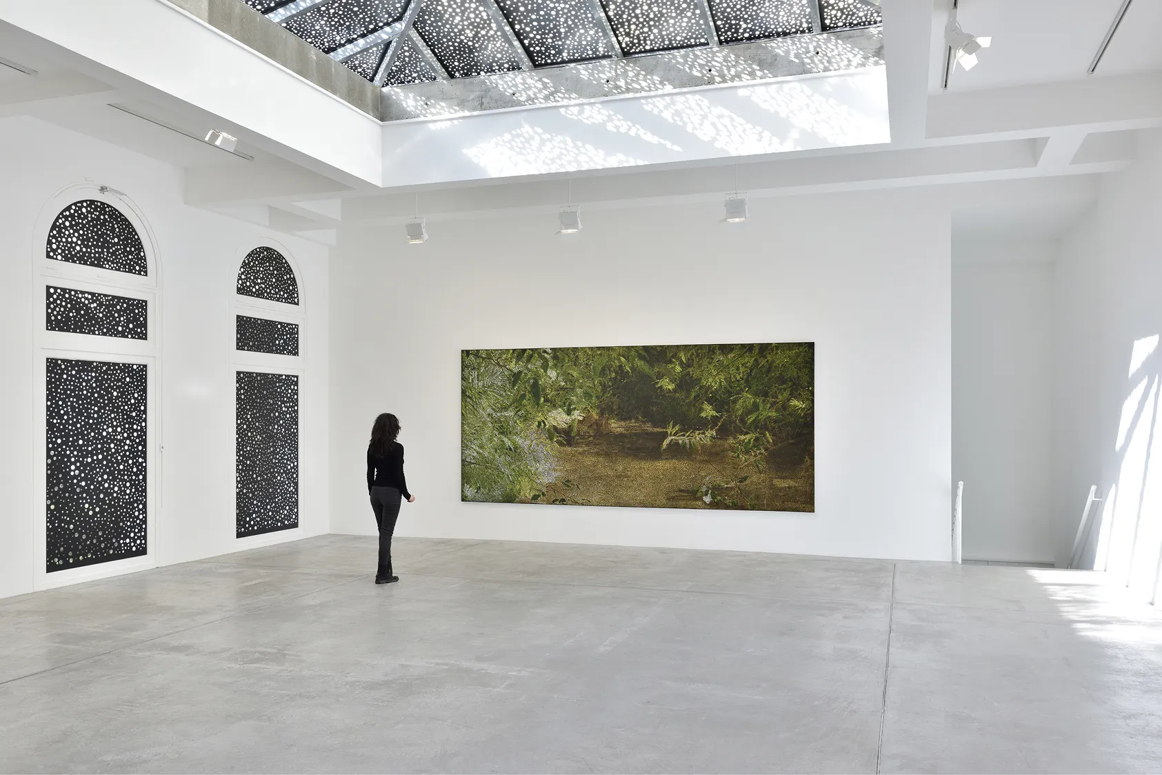 Installation view, “Daniel Boyd,” Marian Goodman Gallery, Paris, 2024. Photo credit: Rebecca Fanuele