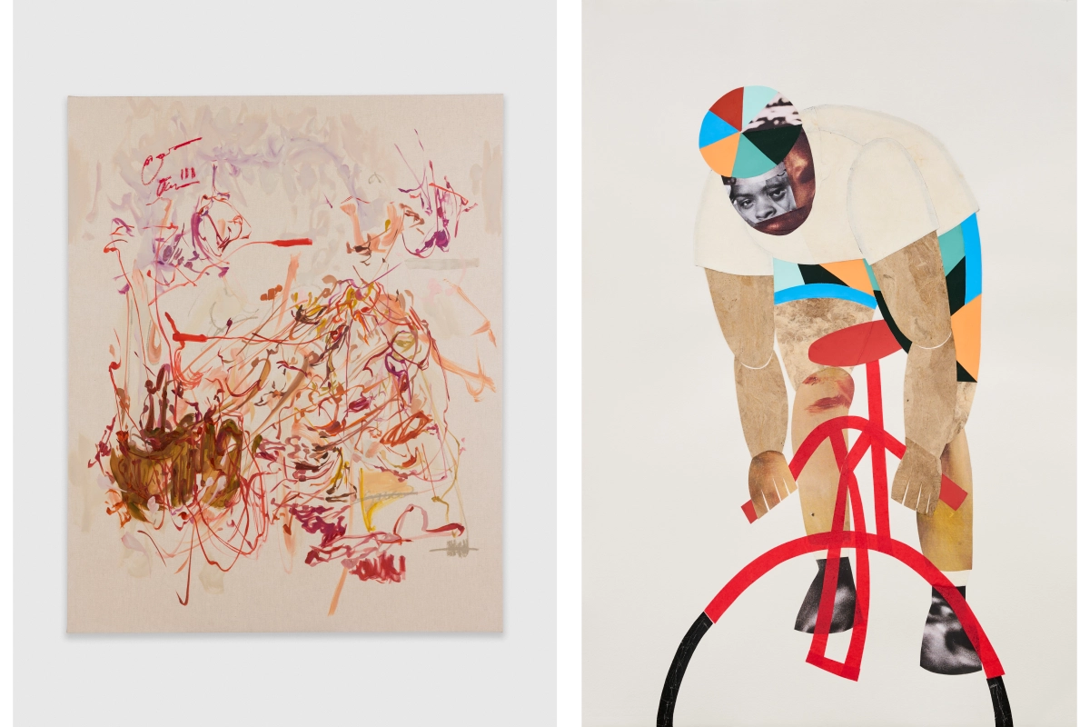 Images: Carmen Neely, Count it up, don't count me out / Clotilde Jimenez, Ciclista (rojo), courtesy of Mariane Ibrahim