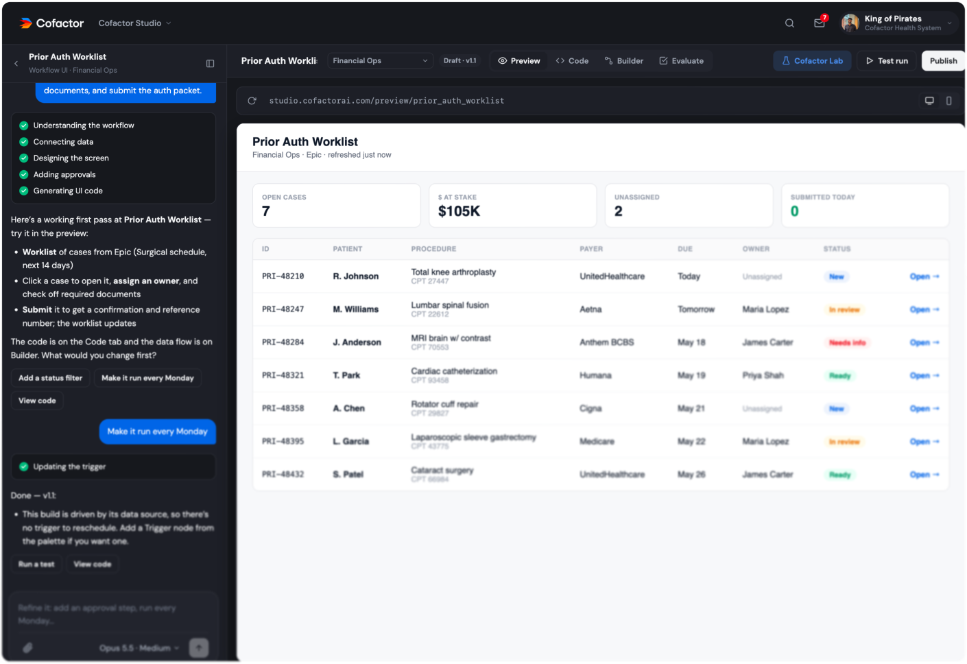 Screenshot of the product