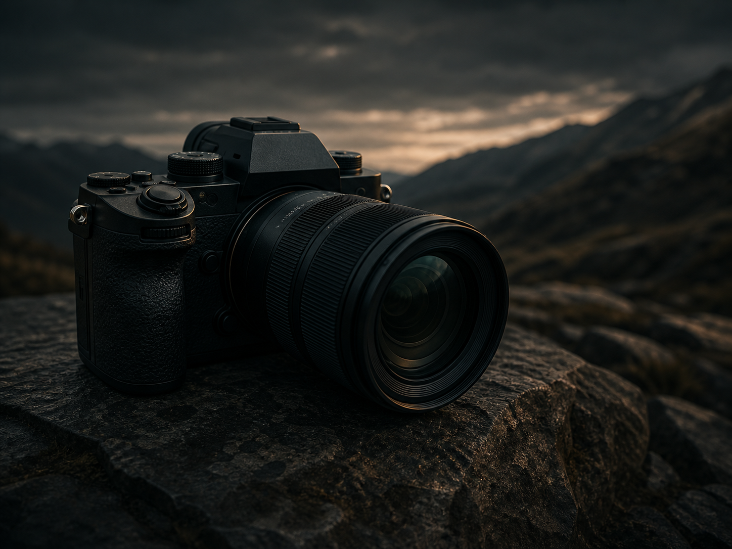Mirrorless camera tested outdoors