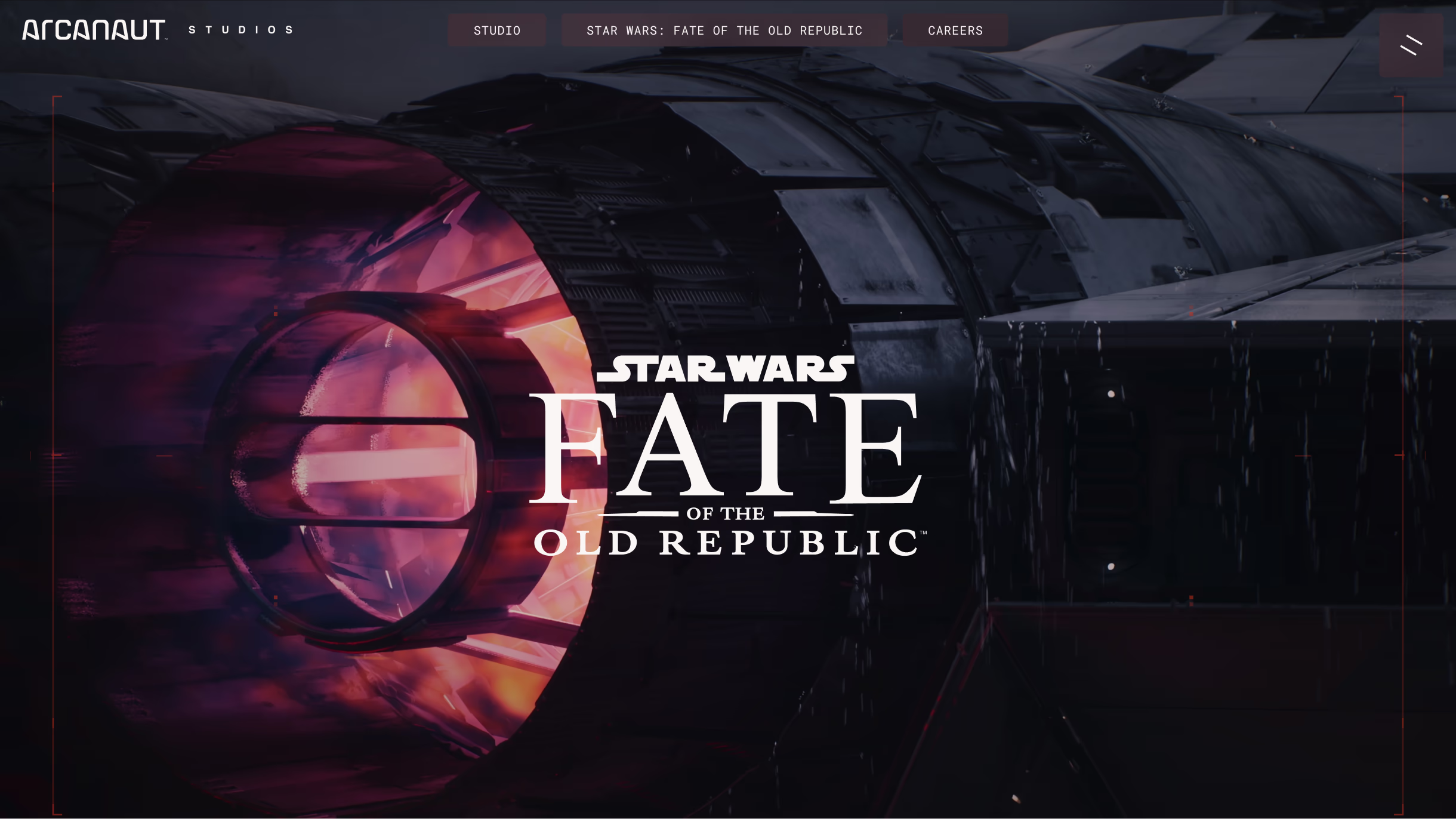 Star Wars: Fate of the Old Republic title on the Arcanaut website
