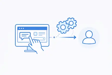 Schéma d’un système connecté intégrant CRM, automatisation, assistant IA et facturation
