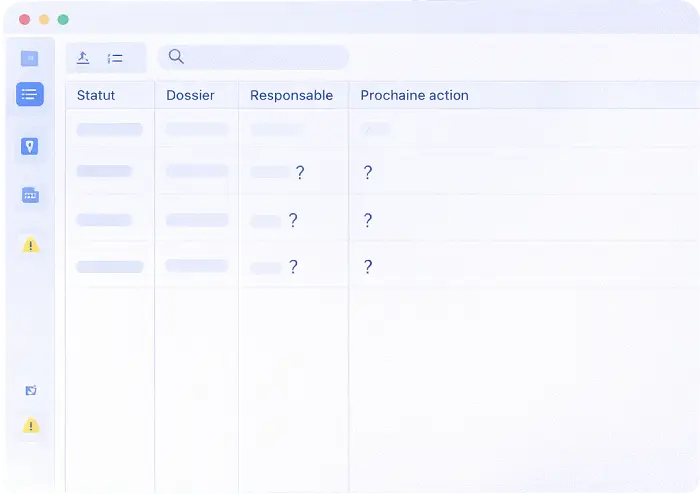 Suivi client désorganisé sans CRM structuré ni visibilité globale