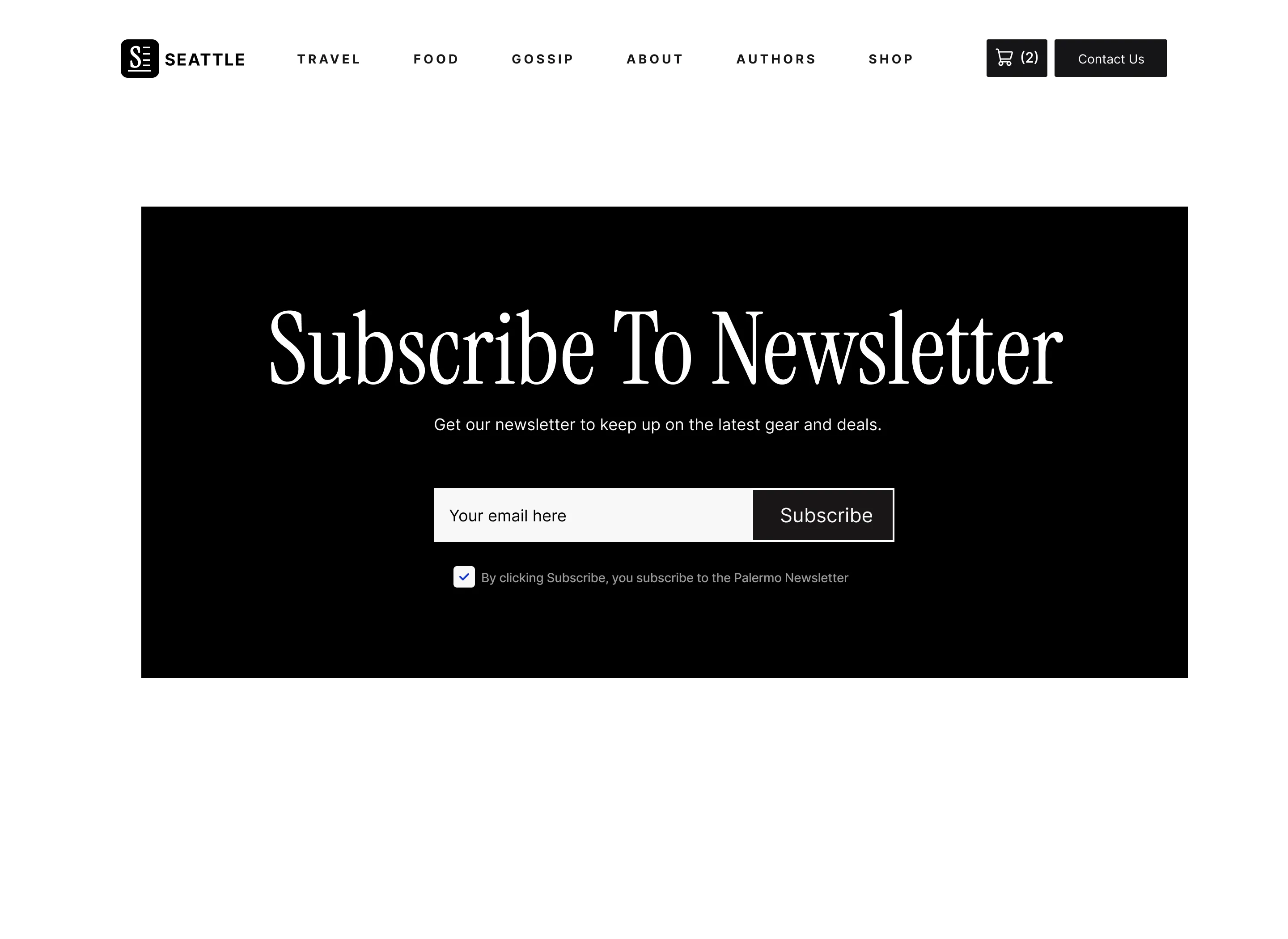 Seattle Blog Template - Designed by Azwedo.com and Wedoflow.com