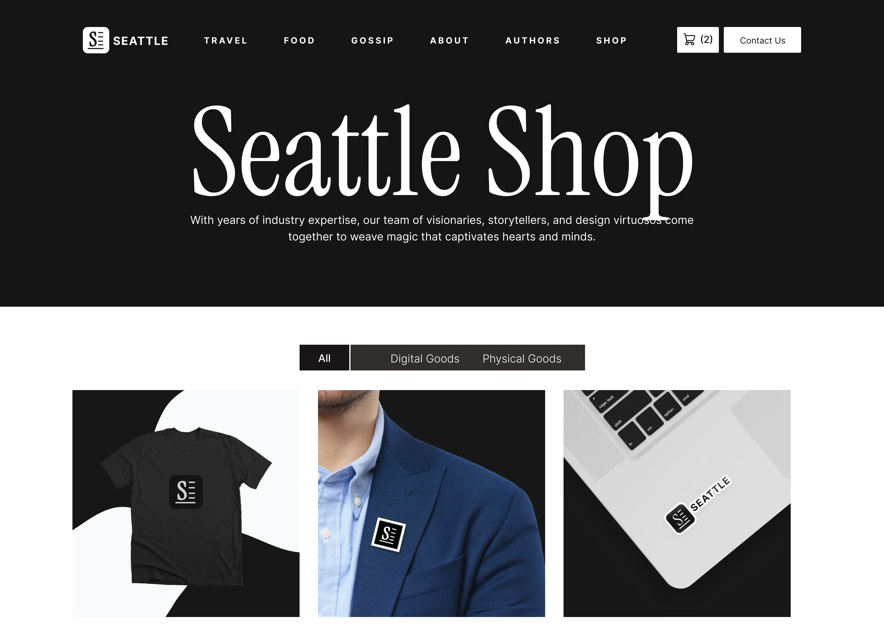 Seattle Blog Template - Designed by Azwedo.com and Wedoflow.com