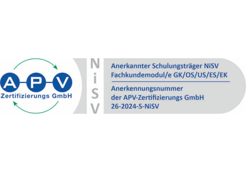 APV Zertifikat Haute Contour
