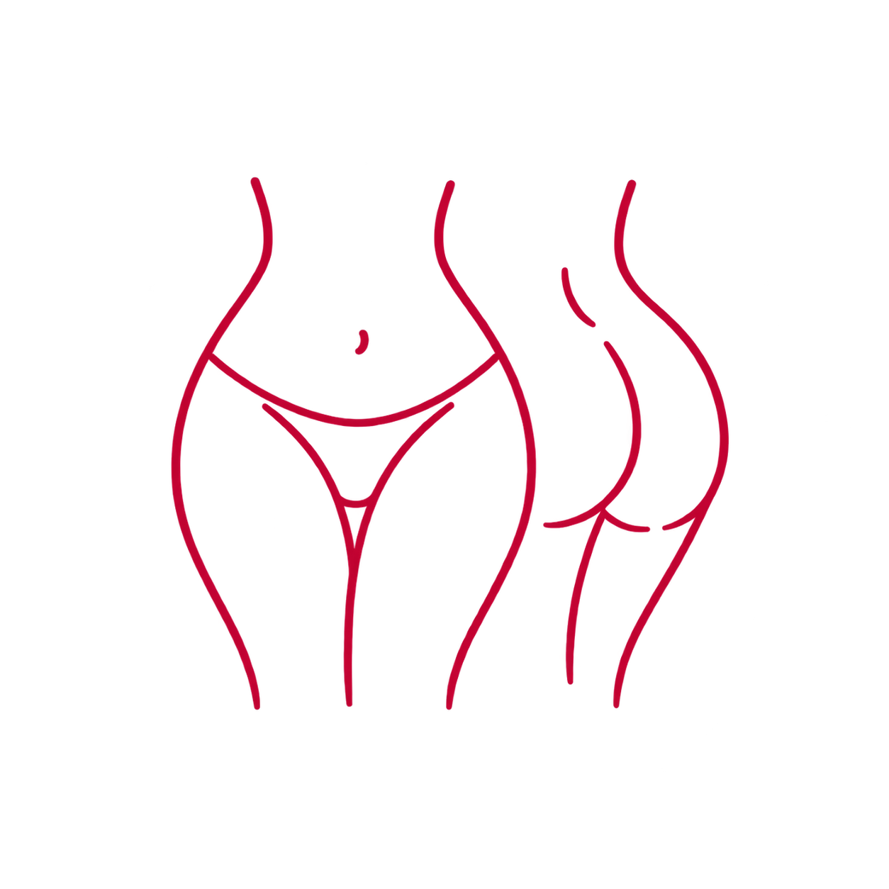 Icon für Intimzone und Po