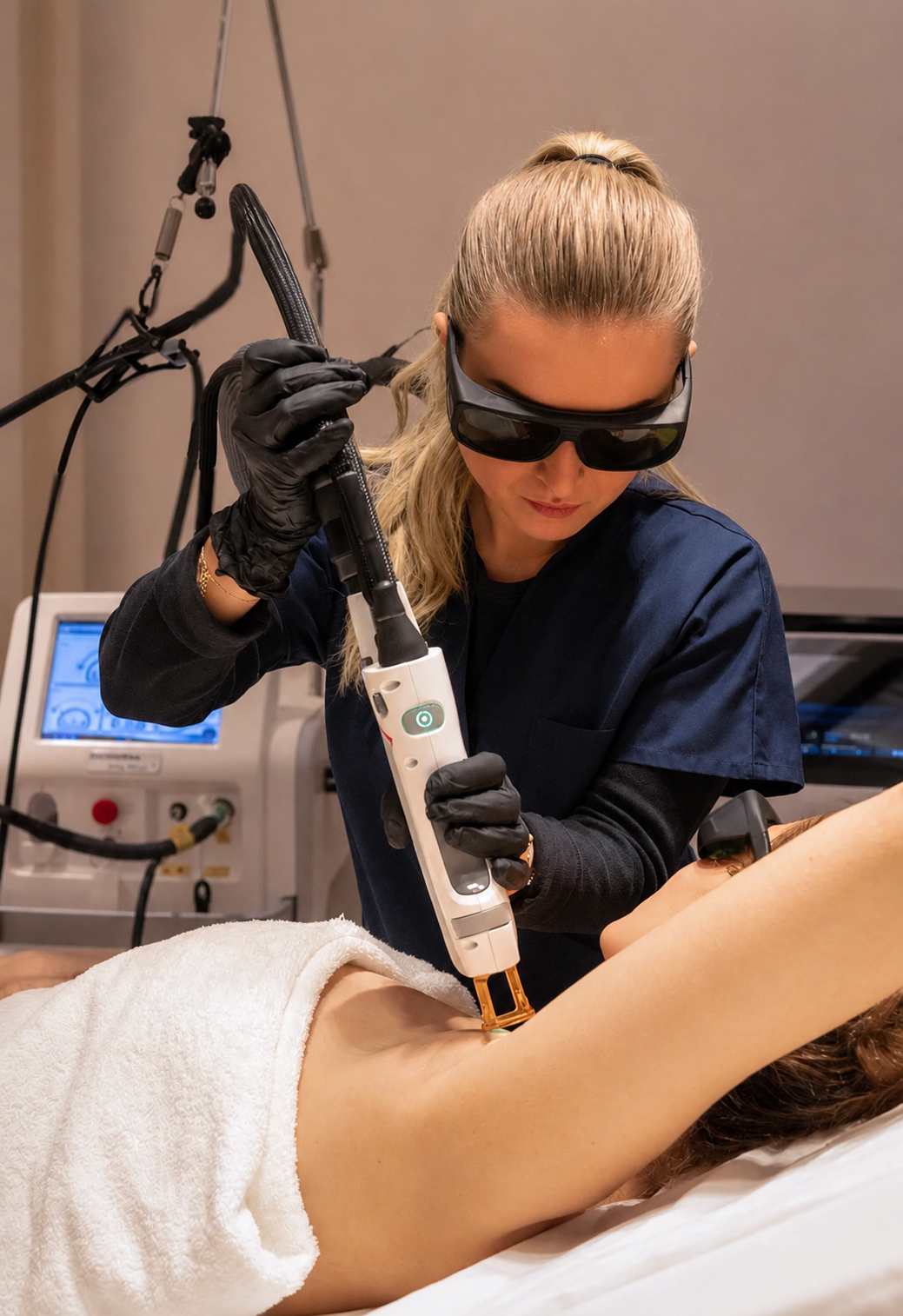 Professionelle Laserbehandlung bei Haute Contour