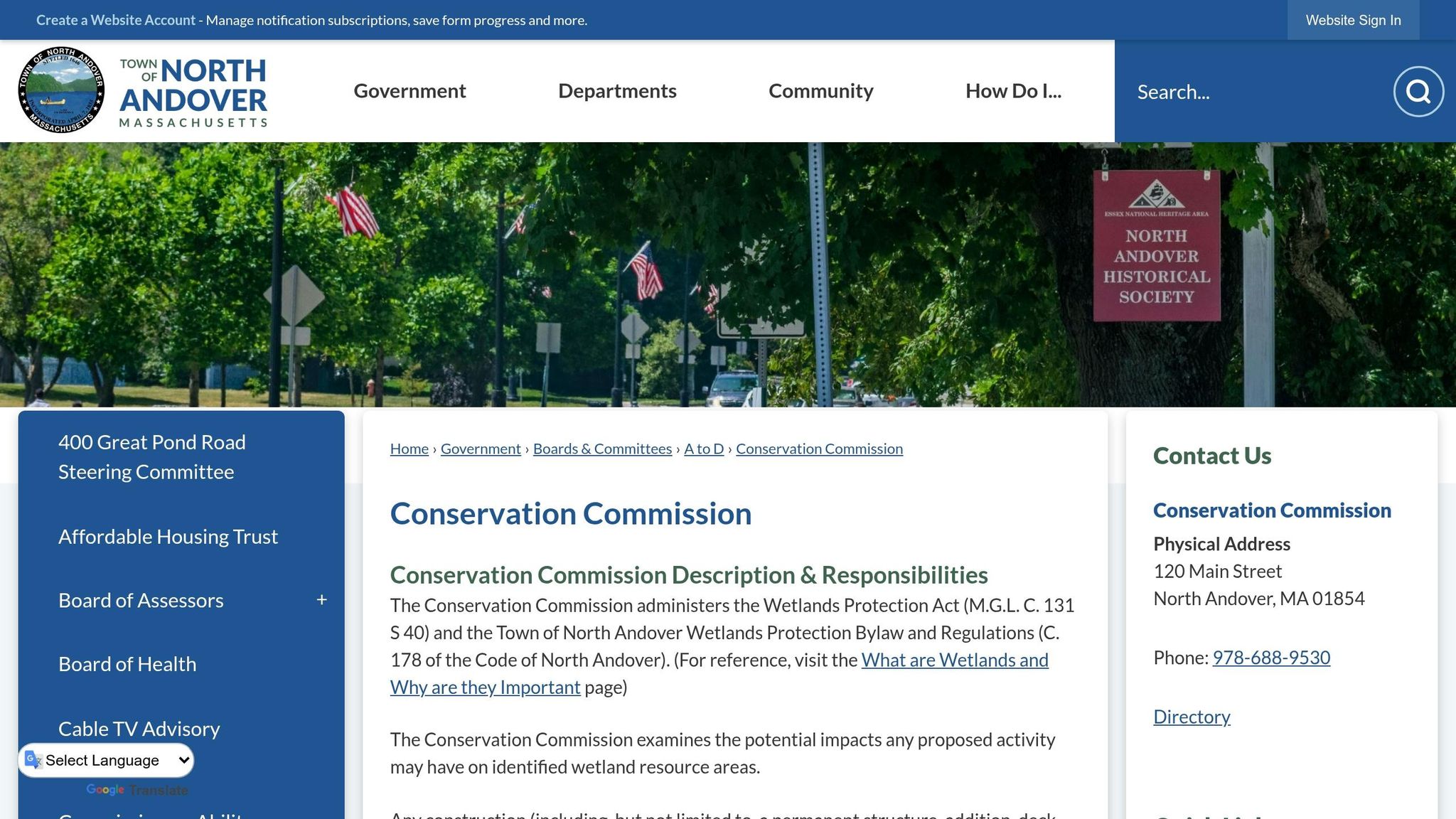 Conservation Commission
