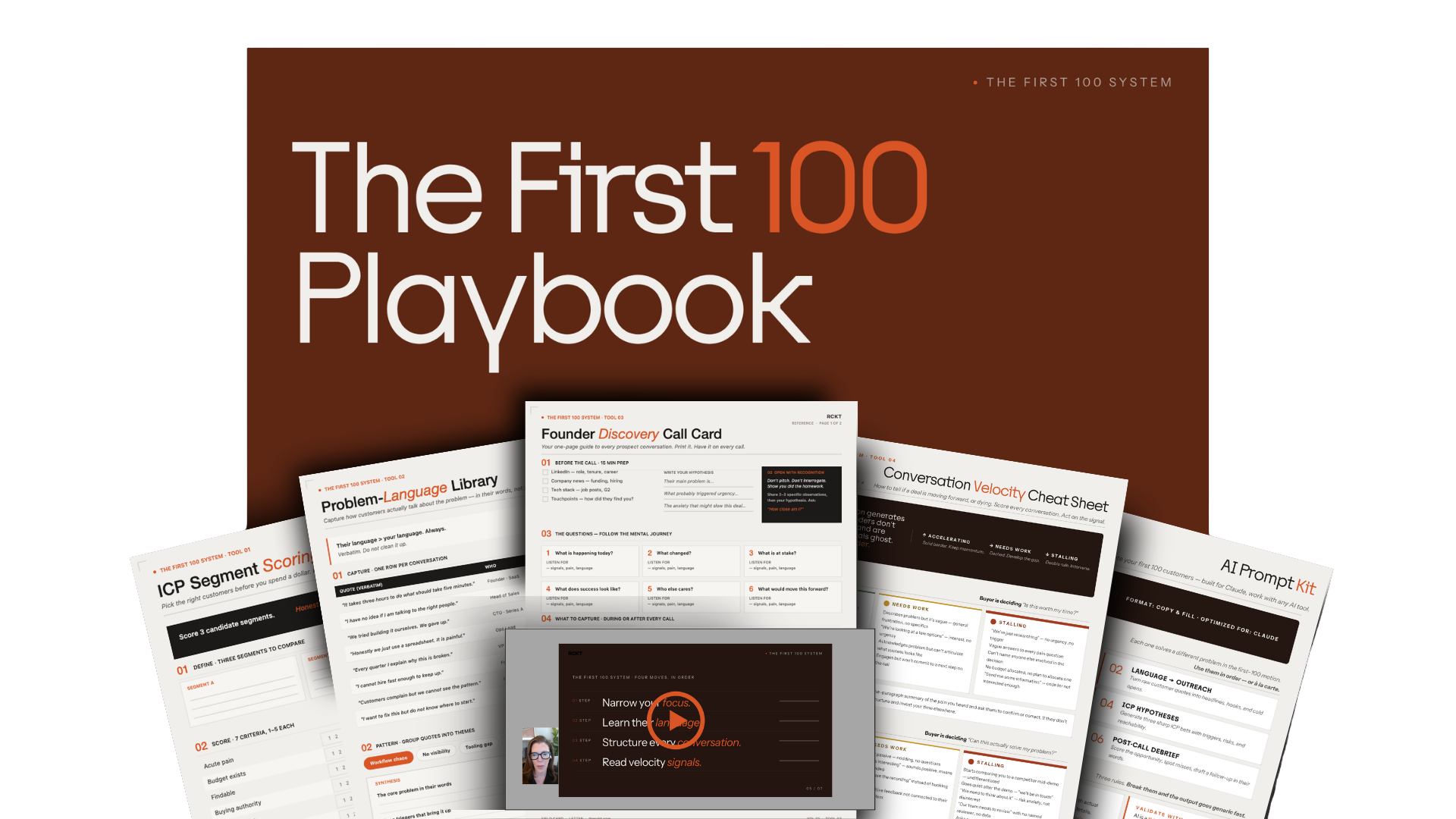 First 100 Playbook, 5 tools and a video