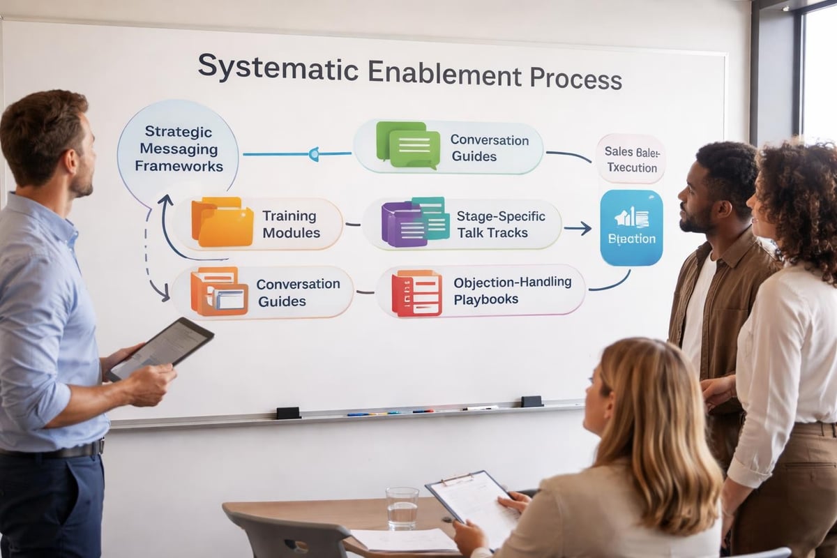 Sales enablement framework