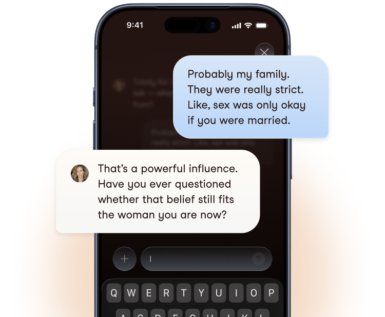 Mojo AI coaching chat interface