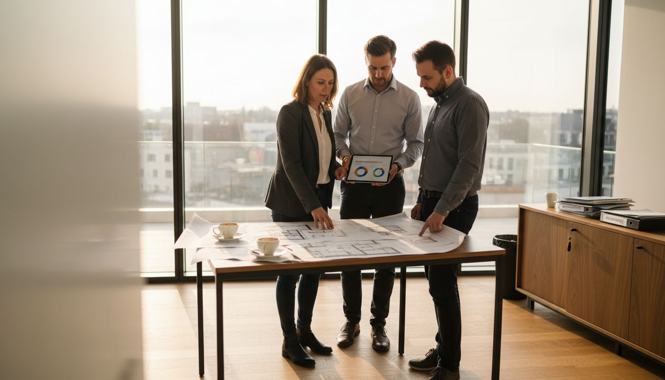 Unser Team setzt sich engagiert mit digitalen Geschäftsmodellen und Immobilieninvestitionen auseinander.