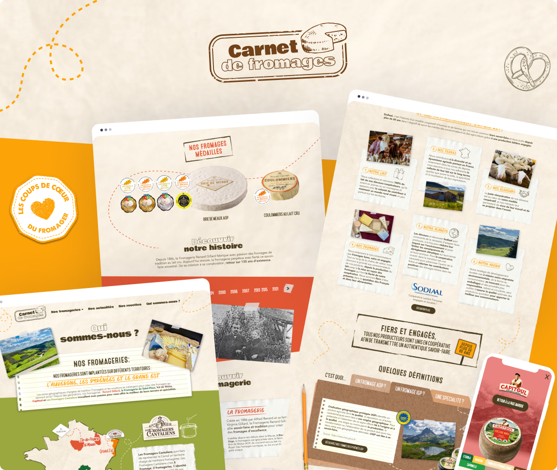 Carnet de Fromages — Interface Web