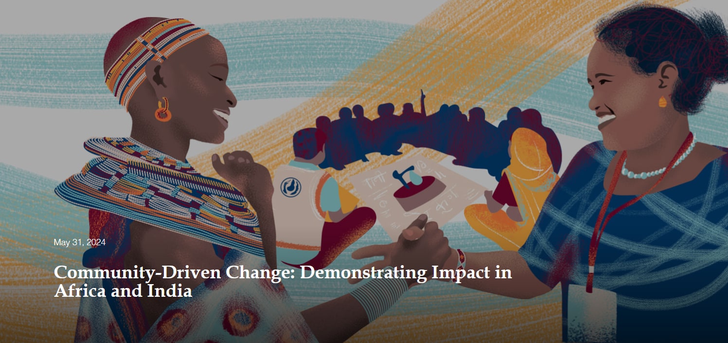 Community-driven change: demonstrating impact in Africa and India