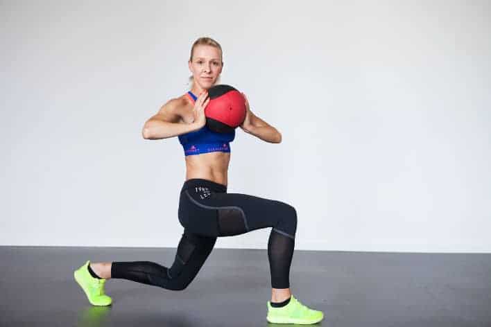 Medizinball Training Bild 3