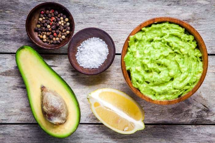 Guacamole als Salat Dressing