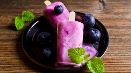 Kirsche Beeren Joghurt Eis