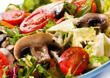 Champignon-Rucola-Salat