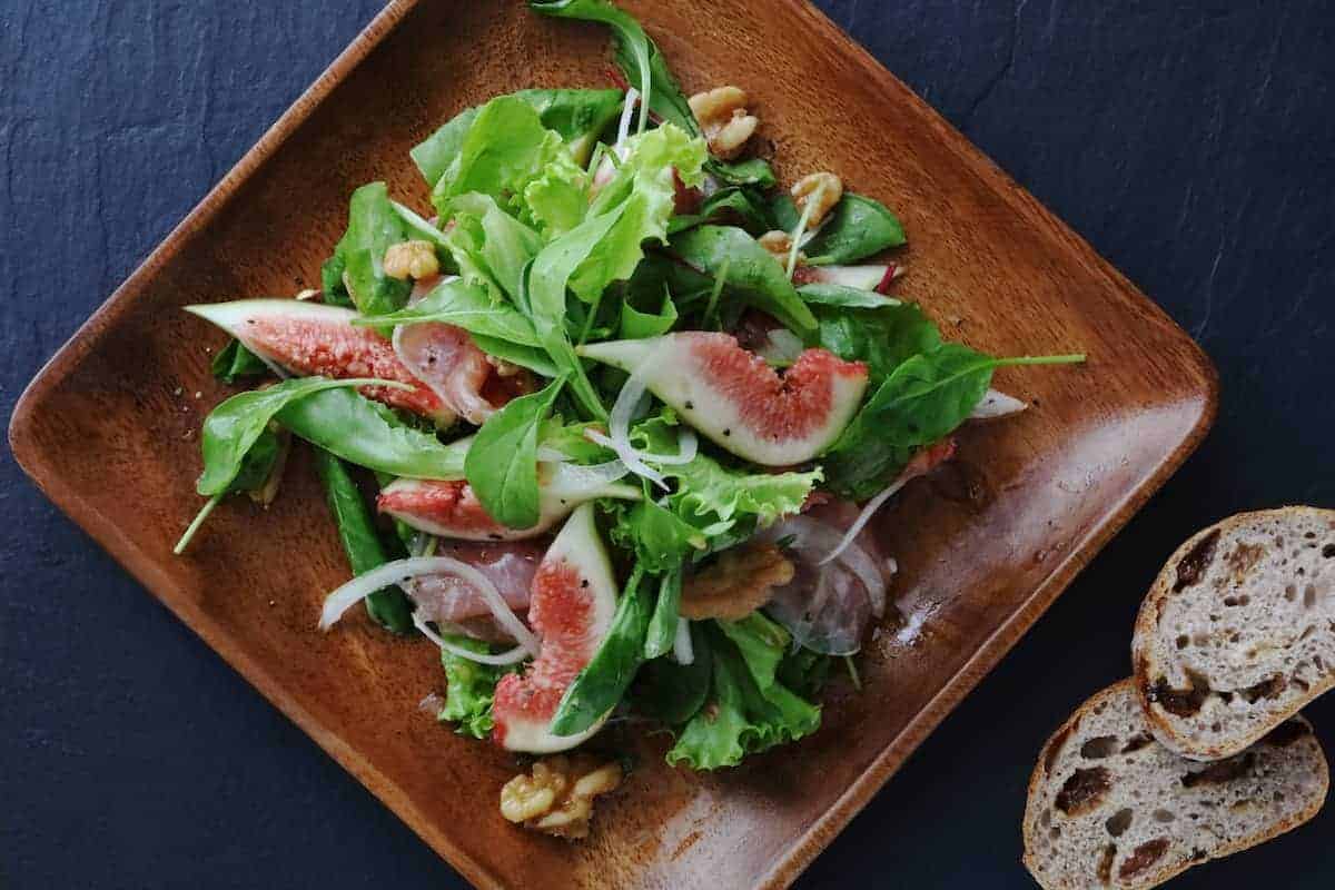 Salat mit Feigen