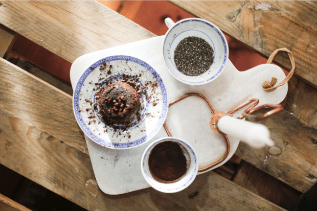 Blitz Tassenkuchen frisch aus der Mikrowelle