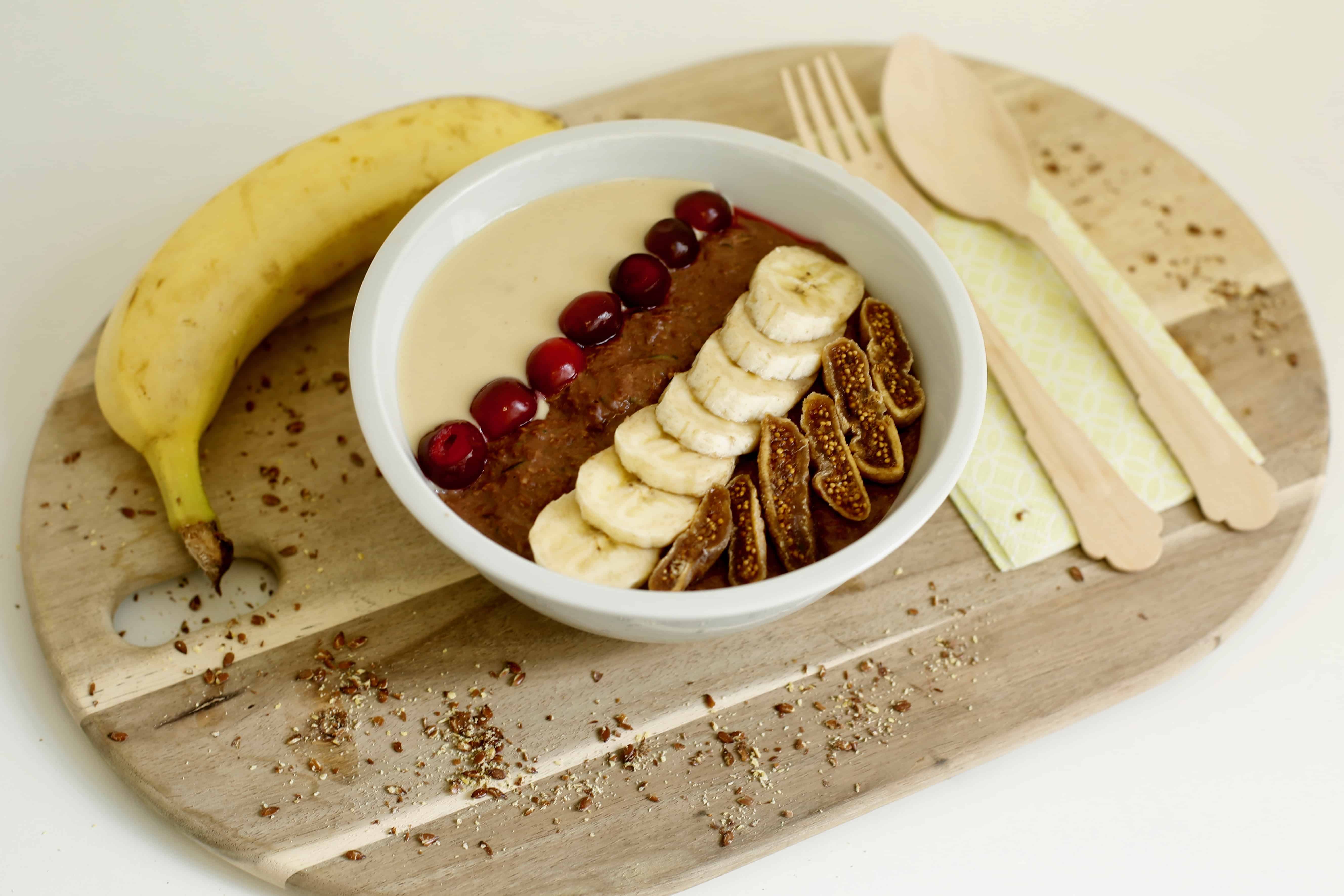 Schokoladige Kakao-Bananen-Zoats