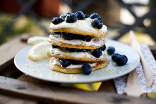 Lemon Blueberry Pancakes