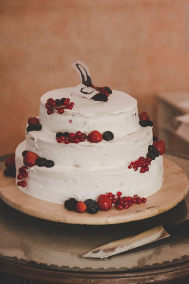 vegane Hochzeitstorte