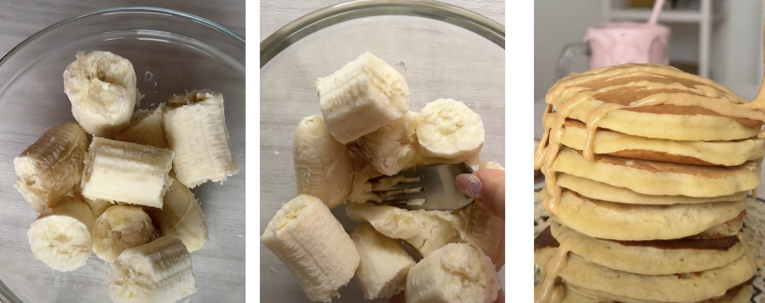 süß, Pfanne, Triebmittel, Haferflocken, Eier, Pfannkuchen, griechischer Joghurt, Frühstück, Rezepte, Zutaten, Eiweiß, ein, Butter, Triebmittel, Pfanne 