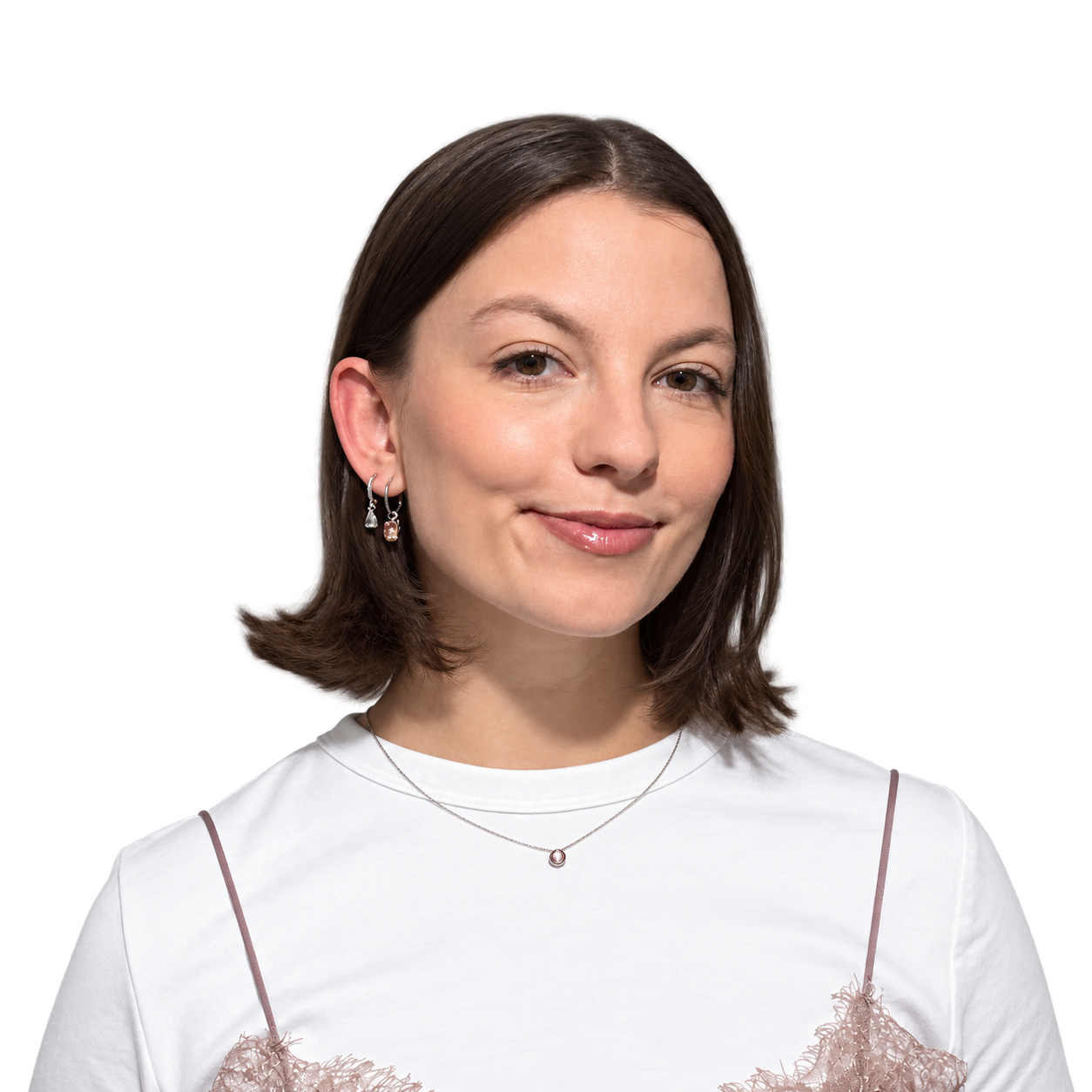 Josefina Schmitd smiling in a white top