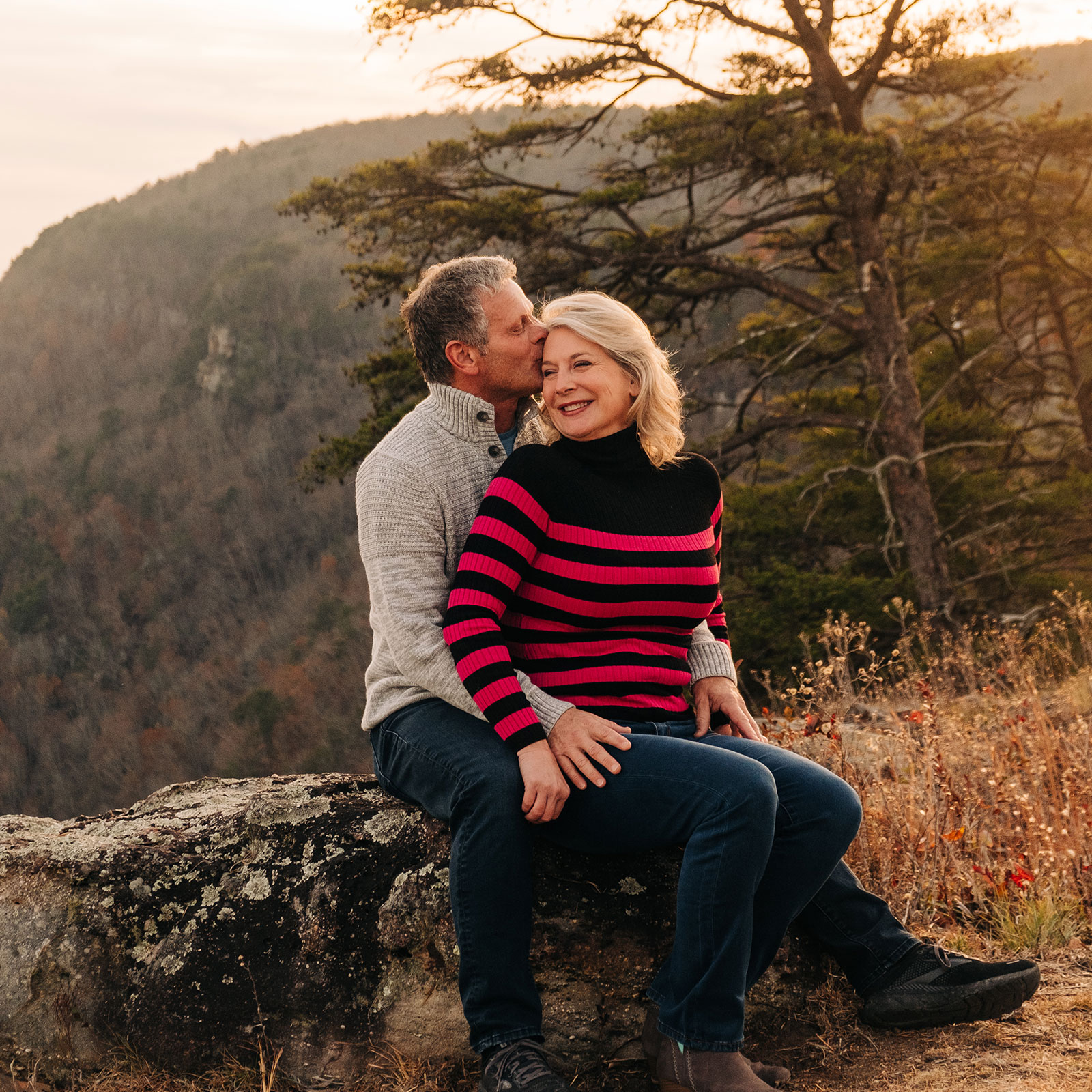 A couple at Bolt Farm Treehouse